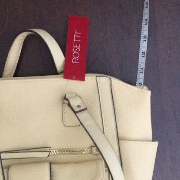 Fashion shoulder bag cream and gold - Picture 9 of 9